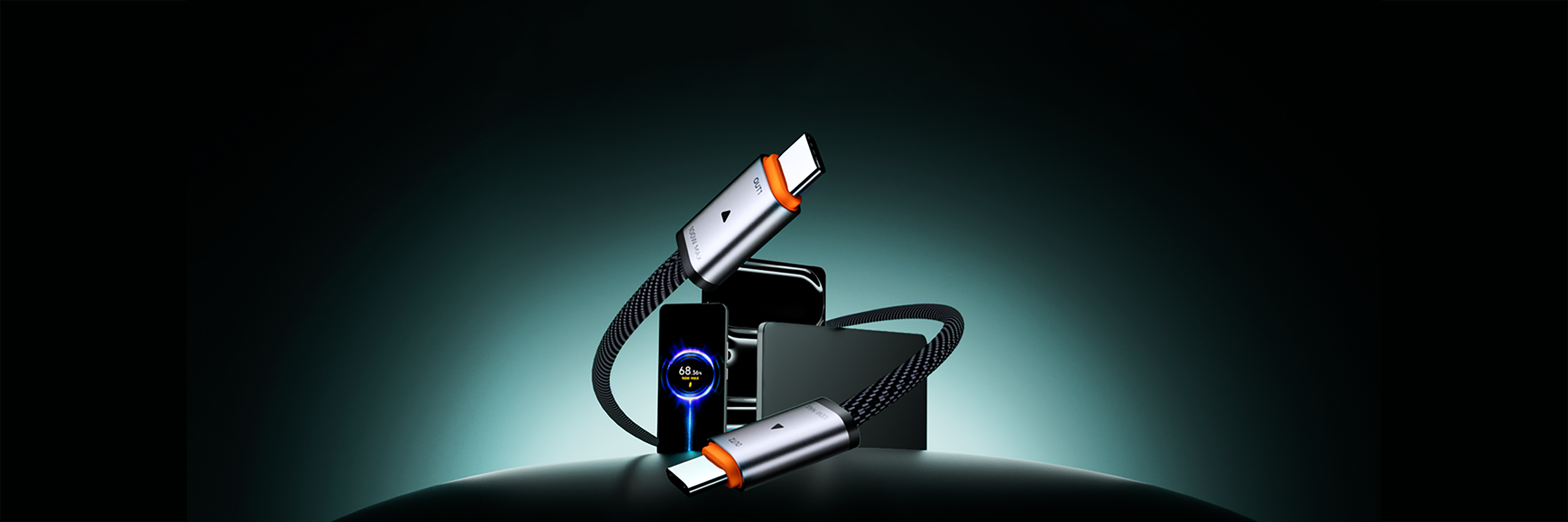 米物超级充电线一拖二